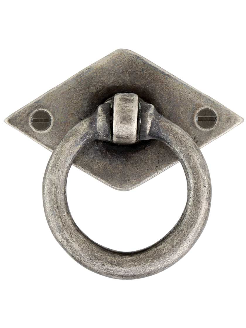 Diamond Bronze Ring Pull House Of Antique Hardware   RS 08AN 6301X White Medium Bronze.00 